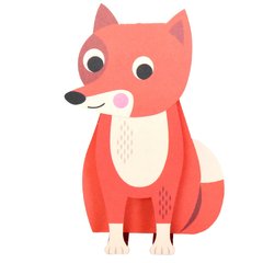 Cartão 3D Fox Omm Design