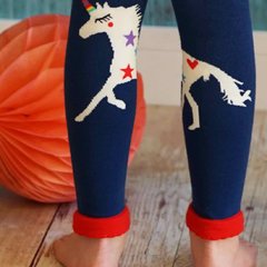 Meia Calça Legging Unicórnio Blade&Rose 