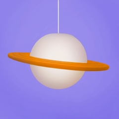 luminaria-pendente-planeta-saturno-laranja
