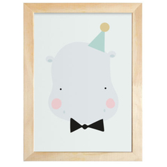 Quadro A6 Cards Happy Hippo - Eef. Lillemor (Unidade)