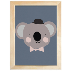 quadro-a6-animal-friendly-sir-koala-eef-lillemor