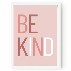 quadro-be-kind-fundo-rosa-mimoo-toys