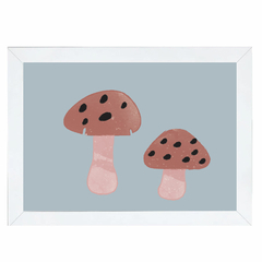 Quadro A4 Cogumelos Mimoo Toys - Estampa Exclusiva! (Unidade) na internet
