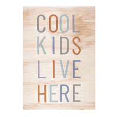 quadro-madeira-cool-kids-live-here-blue-mimoo-toys