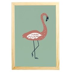 quadro-selva-flamingo-mama-loves-you