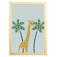 quadro-selva-girafa-mama-loves-you