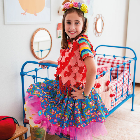 Saia de hotsell chita infantil