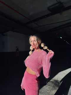 Sweater tejido Pink lurex