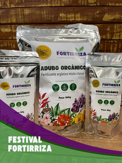 Adubo Fortirriza 500g + 2 Unidades de 50g Grátis para Presentear