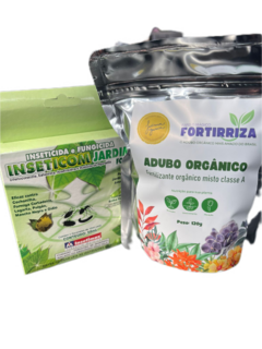 kit Fortirriza 120 g + inseticida com fungicida