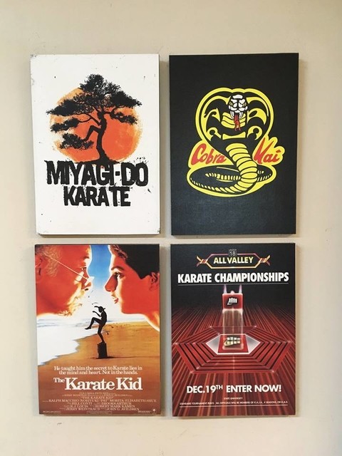 Combo 4 cuadros Karate Kid - comprar online