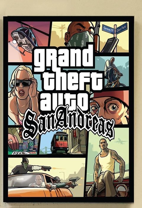 Cuadro Grand Theft Auto San Andreas - comprar online