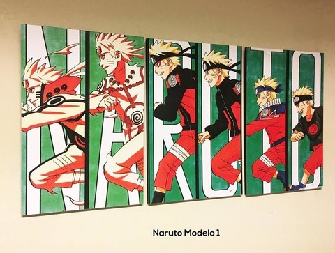 Cuadros - Tríptico Naruto 1 - comprar online