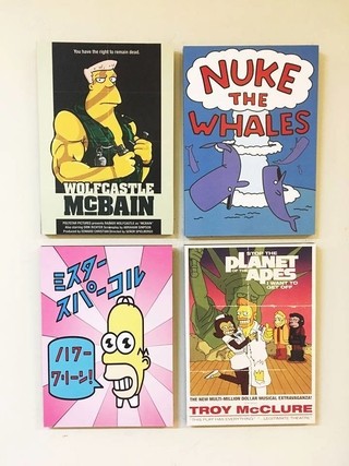 Combo 4 cuadros Los Simpsons a elección - Deco Delorean