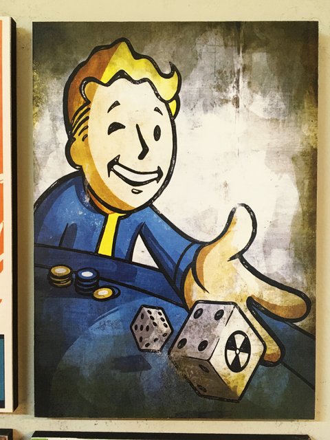 Cuadro Fallout Dados - comprar online