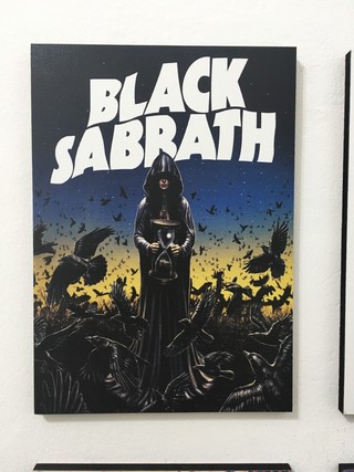 Combo 4 cuadros Black Sabbath - Deco Delorean
