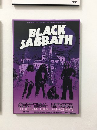 Combo 4 cuadros Black Sabbath