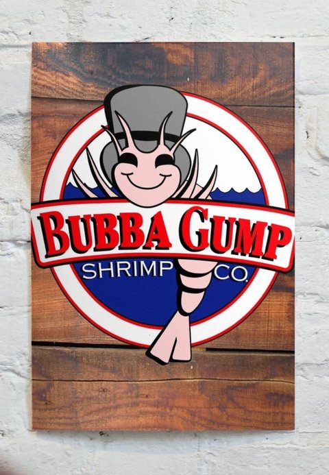 Cuadro Bubba Gump