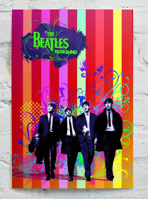 Cuadro The Beatles Poster Colores CA17