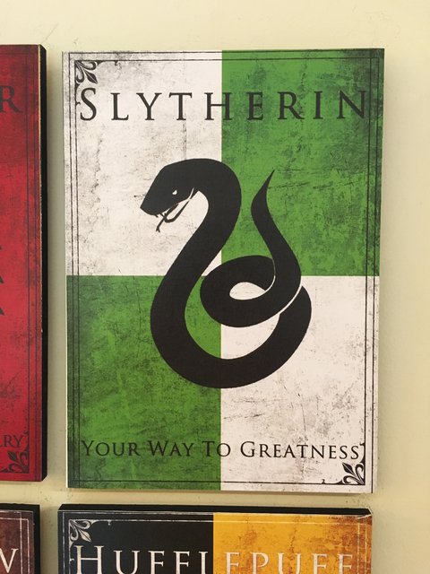 Cuadro Slytherin Hogwarts Harry Potter - comprar online