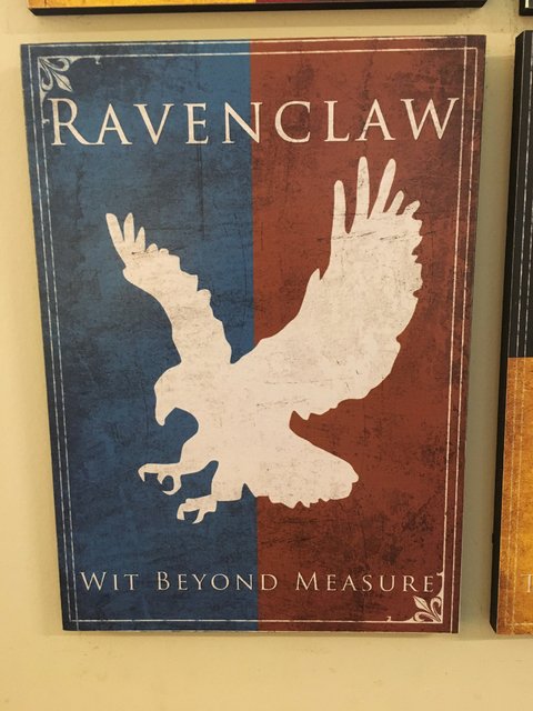 Cuadro Ravenclaw Hogwarts Harry Potter - comprar online