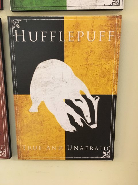 Cuadro Hufflepuff Hogwarts Harry Potter - comprar online