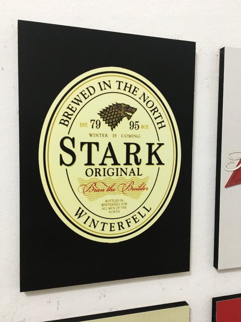 Cuadro Game of Thrones Cerveza Stark - comprar online