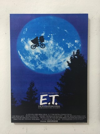 Combo 4 cuadros Cine E.T. Laberinto Los Goonies Volver al Futuro - Deco Delorean