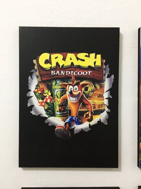 Combo 4 Cuadros Crash Bandicoot - comprar online