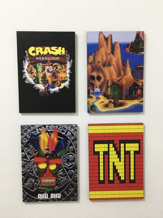 Combo 4 Cuadros Crash Bandicoot en internet