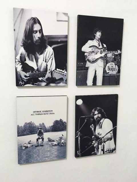 Combo 4 cuadros George Harrison