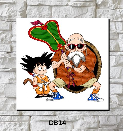 Cuadro Dragon Ball 14 20x20 cm - comprar online