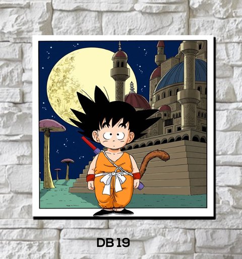 Cuadro Dragon Ball 19 20x20 cm - comprar online