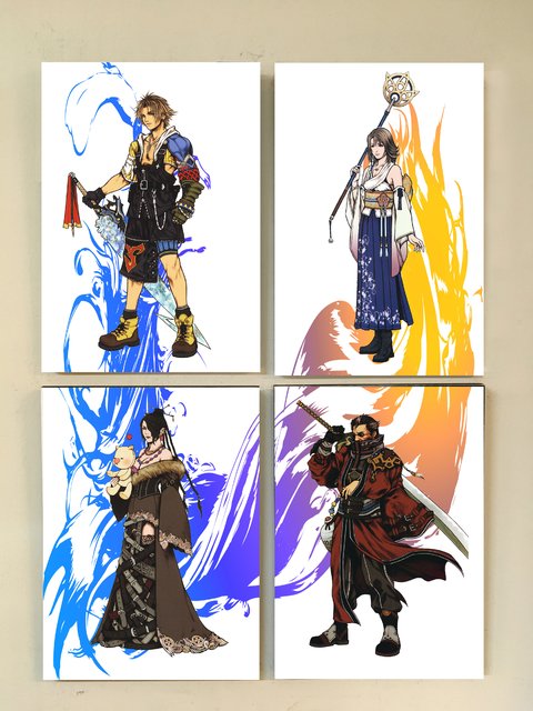 Combo 4 Cuadros Final Fantasy X - comprar online