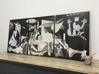 Cuadros - Tríptico Guernica - Picasso en internet