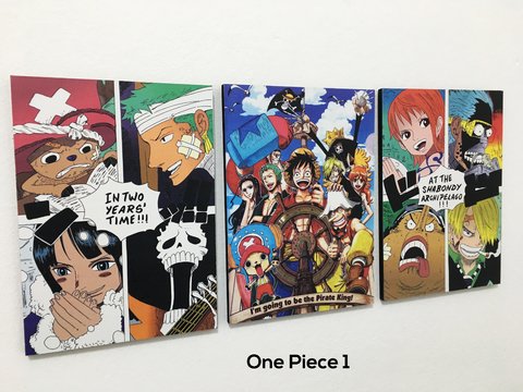 Cuadros - Tríptico One Piece 1 - comprar online