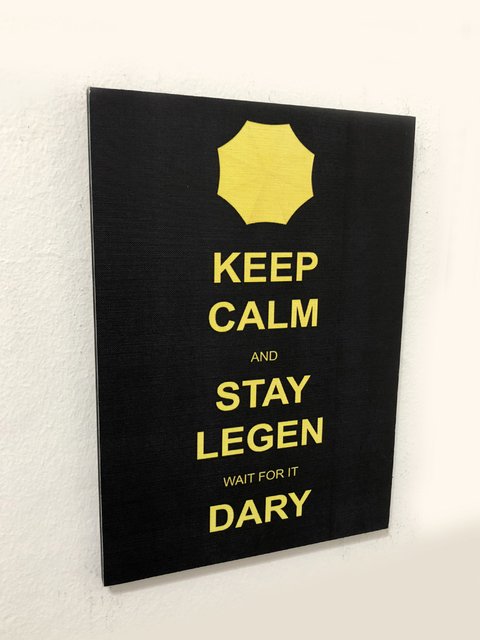 Cuadro How I Met Your mother - Keep calm and star legen wait for it Dary - comprar online