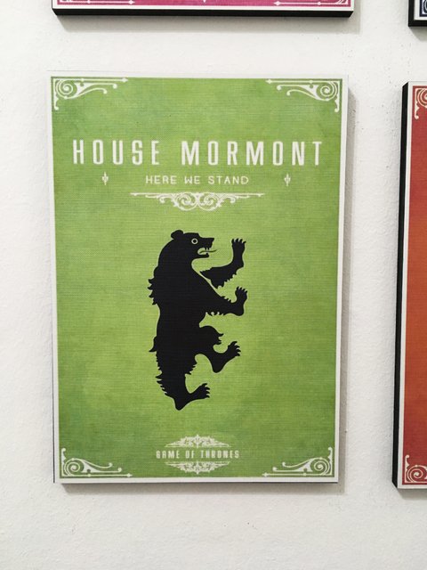 Cuadro Game of Thrones Casa Mormont - comprar online