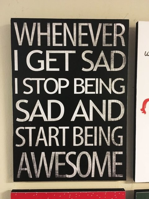 Cuadro How I Met Your Mother - Whenever I get sad I stop being sad and start being awesome - comprar online
