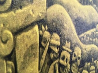Cuadro Mural Grim Fandango en cuerina premium - Deco Delorean