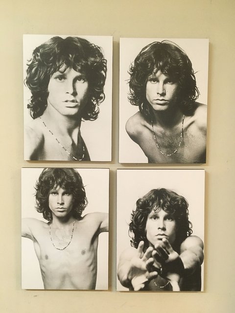 Combo 4 cuadros Jim Morrison The Doors - comprar online
