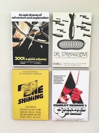 Combo 4 cuadros Stanley Kubrick - comprar online