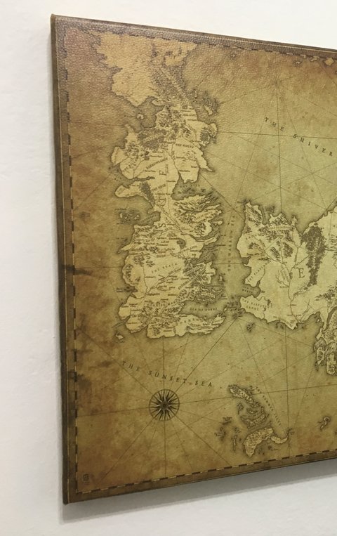 Cuadro Gigante Mapa Game of Thrones B - comprar online