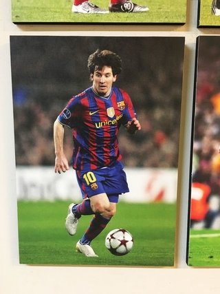 Combo 4 cuadros Lionel Messi - Deco Delorean