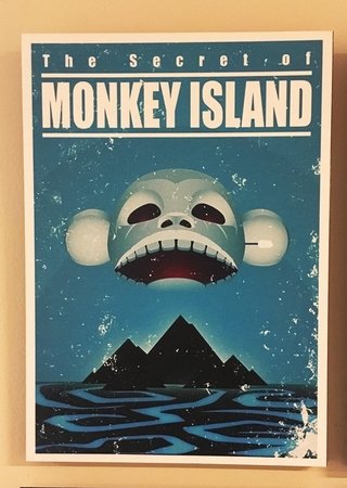 Combo 4 cuadros Monkey Island (20x28 c/u) - comprar online