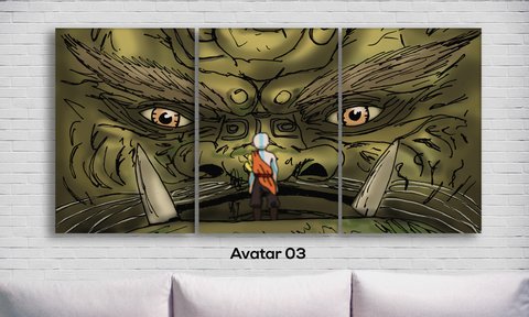 Cuadros - Tríptico Avatar 03 - comprar online