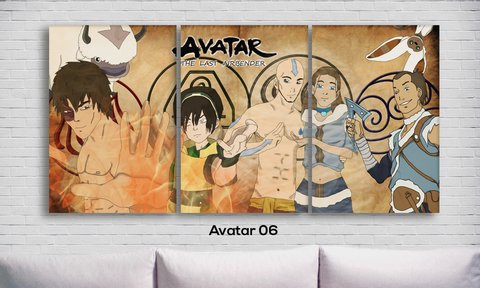 Cuadros - Tríptico Avatar 06 - comprar online