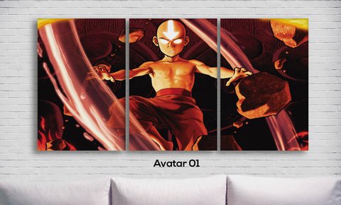 Cuadros - Tríptico Avatar 01 - comprar online