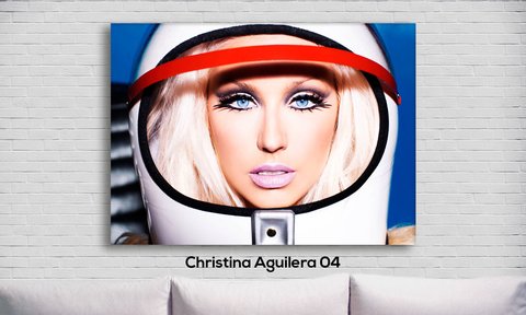 Cuadro Christina Aguilera 04 en internet