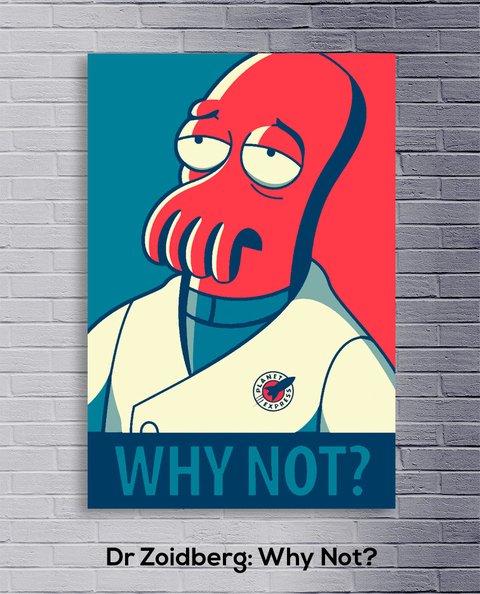 Cuadro Dr Zoidberg: Why Not? - comprar online